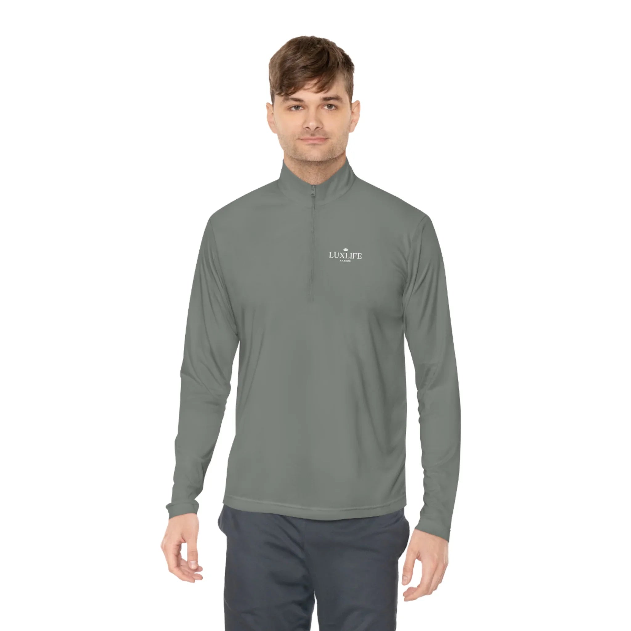 Luxlife Brands Recharge Quarter-Zip Pullover Printify
