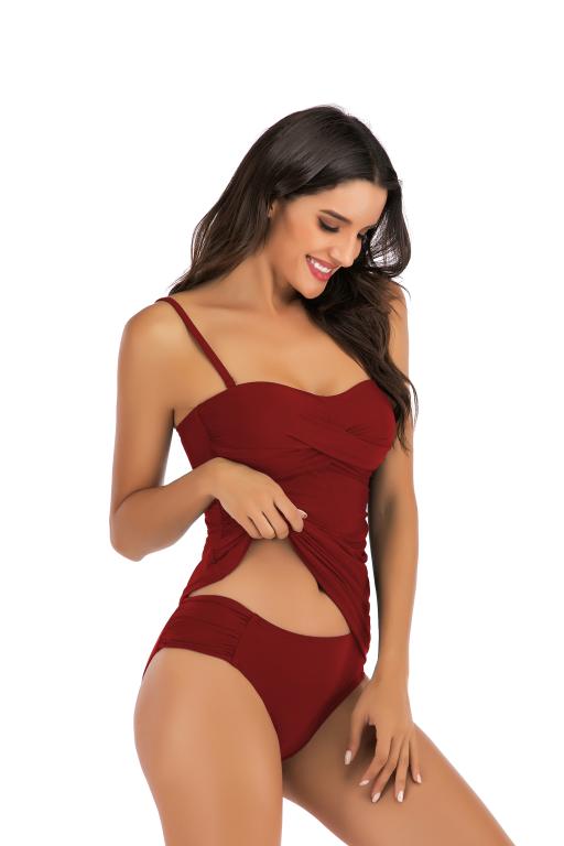 Women Split-Body Swimsuit Plus Size Swimwear Women Two pieces Belly in Bathing Suit Bella Mia