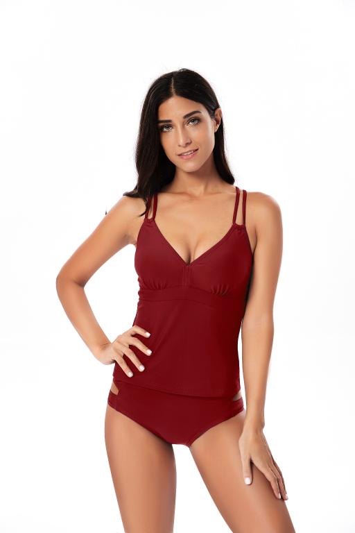 Swimsuit Women Sexy Solid Color Swimsuit Women Split Swimsuit Bella Mia