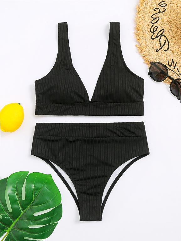 Sports swimwear Women Bandeau biquini V-neck swim suit Sexy bathing suit summer Bella Mia