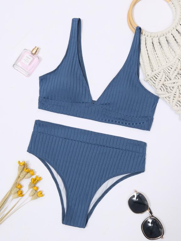 Sports swimwear Women Bandeau biquini V-neck swim suit Sexy bathing suit summer Bella Mia