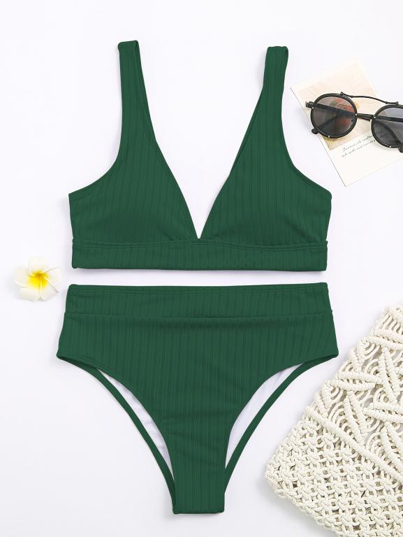 Sports swimwear Women Bandeau biquini V-neck swim suit Sexy bathing suit summer Bella Mia