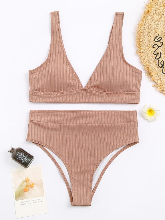 Sports swimwear Women Bandeau biquini V-neck swim suit Sexy bathing suit summer Bella Mia