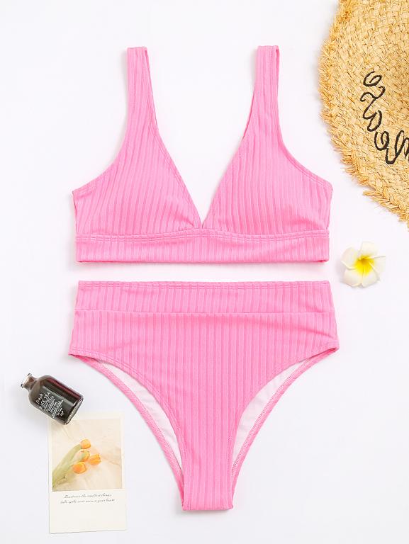 Sports swimwear Women Bandeau biquini V-neck swim suit Sexy bathing suit summer Bella Mia
