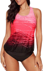 Women Split-Body Swimsuit Plus Size Swimwear Women Two-piece Belly in Bathing Suit tankini Bella Mia