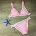 Hand Crocheted Bikini Knitted Stitching Swimsuit Set Bella Mia