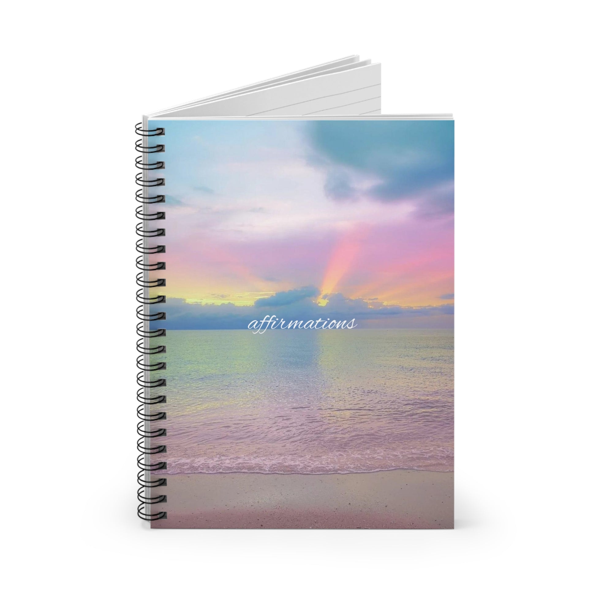 Affirmations Notebook - Ruled Line Printify