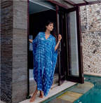 Beach Cover up Loose Button with Pocket Vacation Robe Blouse Bella Mia