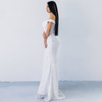 Women Clothing Dress Sexy Sequined Tube Top Mopping Banquet Party Evening Dress Fishtail Dress Prom Formal Gown Bella Mia