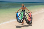 Summer Sexy Shawl Beach Dress Vacation Skirt Spaghetti Strap Floral Print Skirt Bella Mia