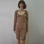 Summer Beach Cover up Bikini Strap Vest Dress Hand Crocheting Sun Protection Clothing for Women Bella Mia