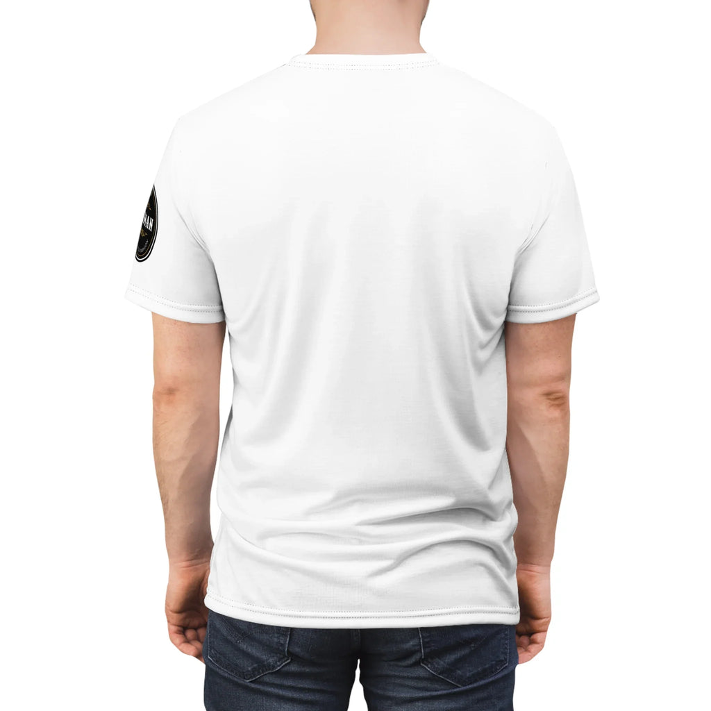 Paris 1984 Men's Black Stitching Tee Printify