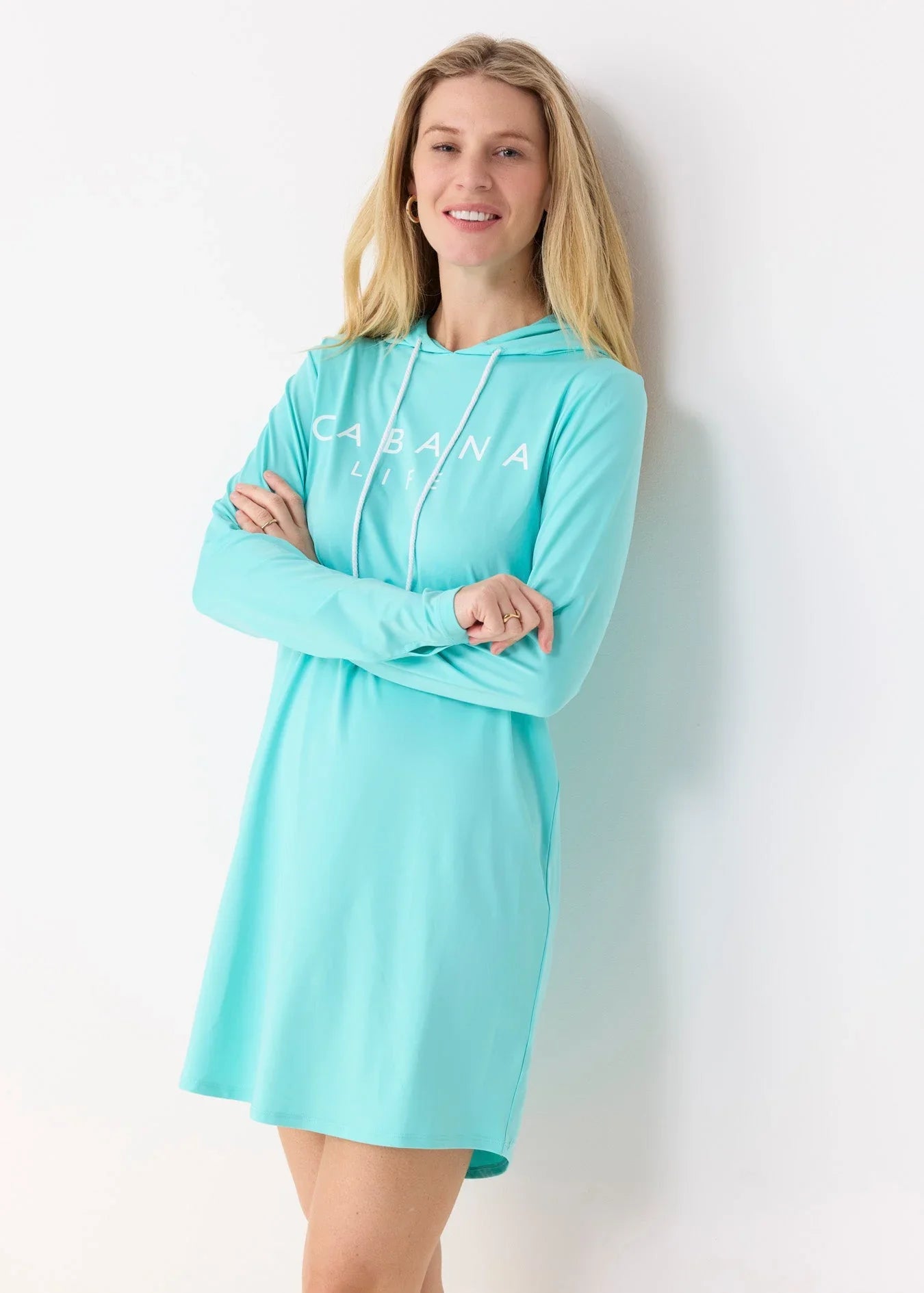 Aqua Cabana Life Hoodie Dress