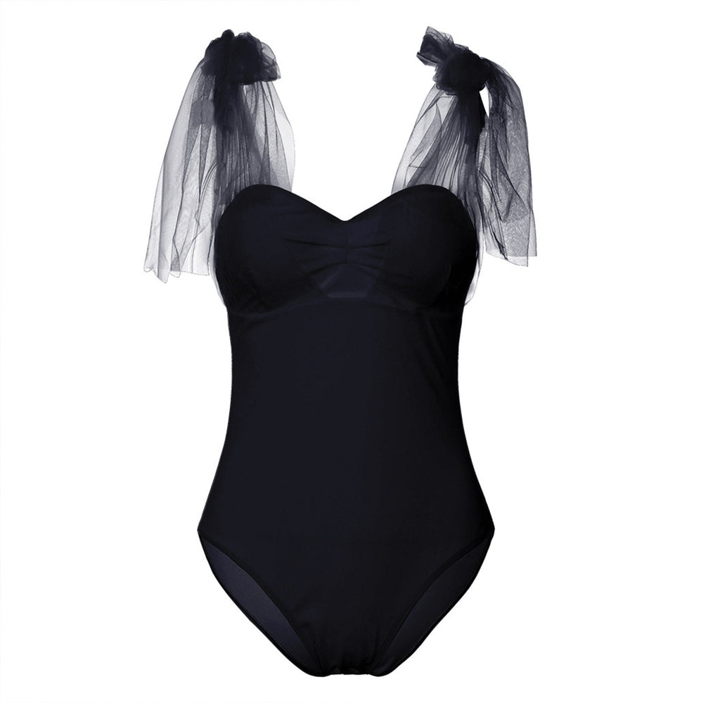 Creative Swimsuit Mesh Bandage Swimsuit Women Women Clothing Bella Mia