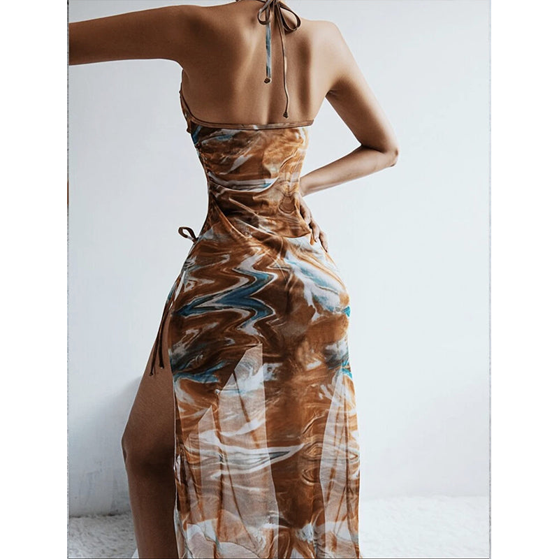 New Women Decoration Height Split Beach Cover Up Bella Mia