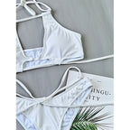 Bikinis Sexy High Cut Swimsuit Women String Lace Up Bathing Suit Swimwear Bella Mia