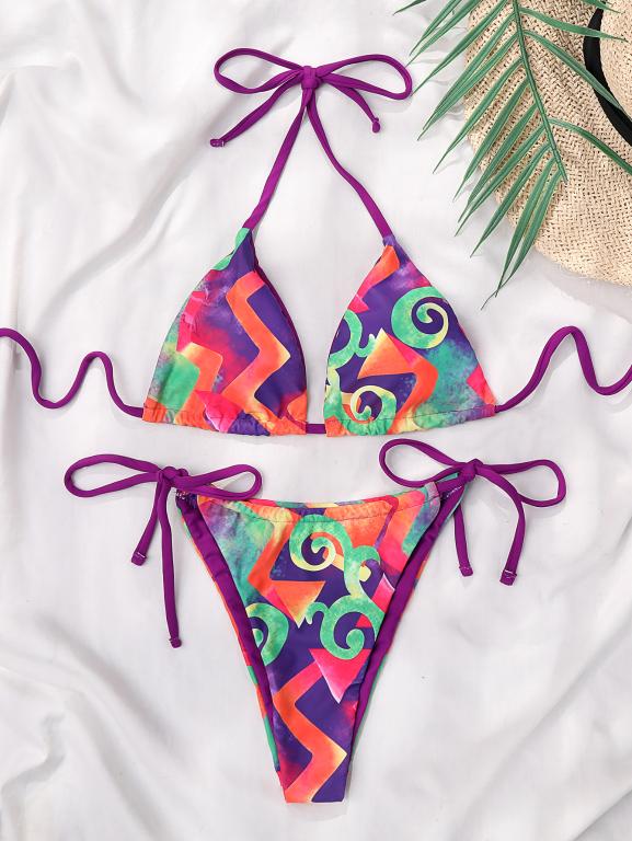 Halter Bikinis Triangle Swimsuit Women String Bathing Suits Thong Swimwear Bella Mia