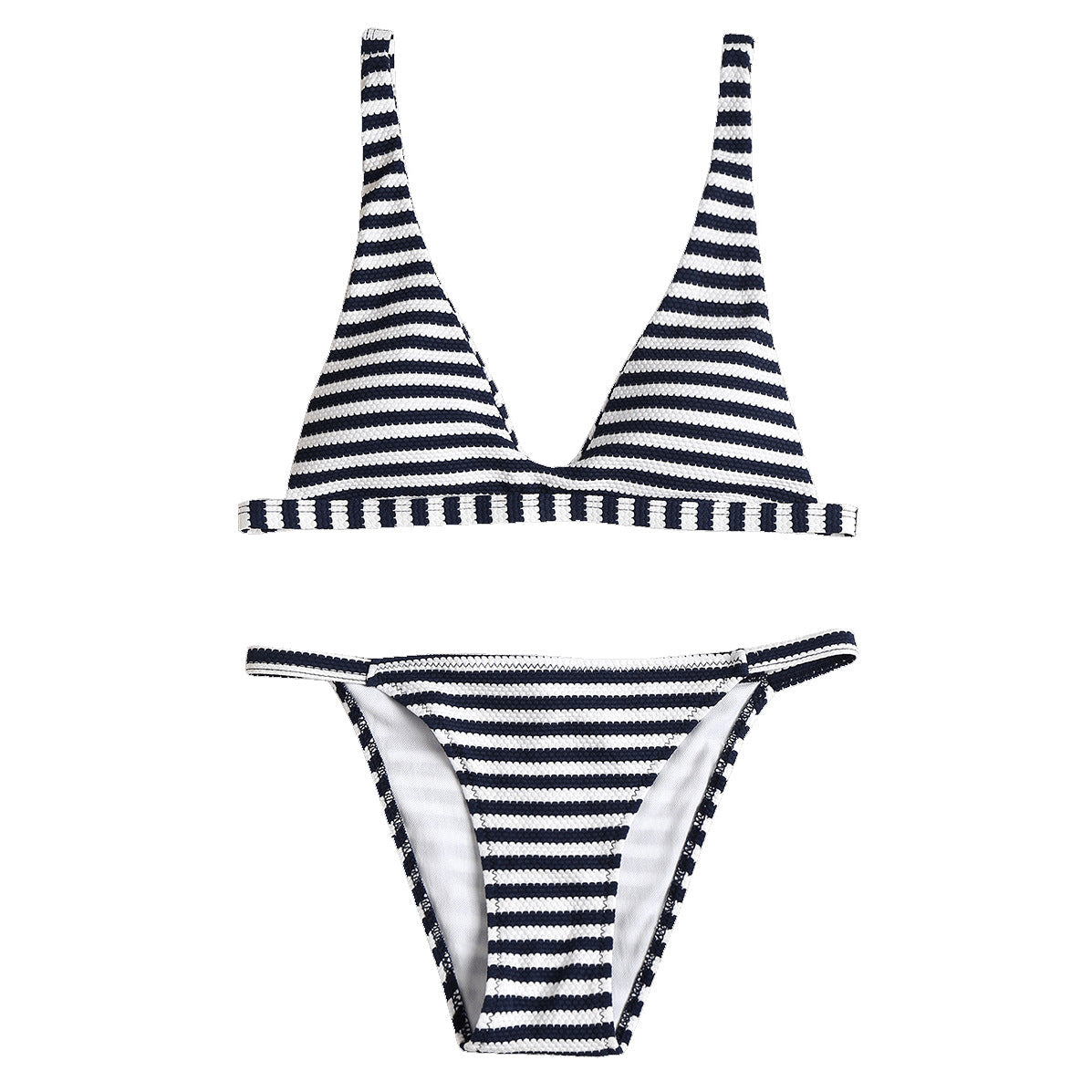 Swimsuit High Quality Striped Sexy Split Swimsuit Bella Mia