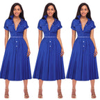 Sexy Elegant Slim-Fit Dress Slimming A- line Bella Mia