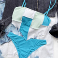 Patchwork Bikini Ribbed Swimsuit Women Sexy Bathing Suits Swimwear Bella Mia