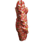 Long Sleeve Printed Sexy Dress Women Clothing Spring Autumn Bella Mia