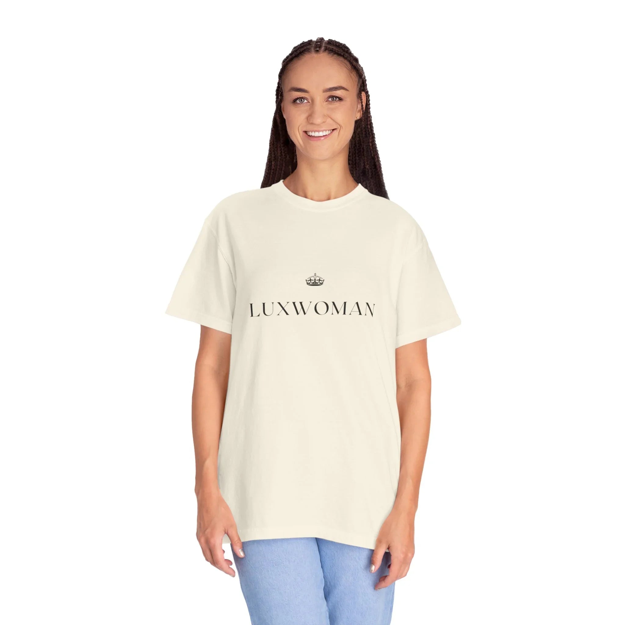 LUXWOMAN Soft 100% Cotton Comfort Tee Printify