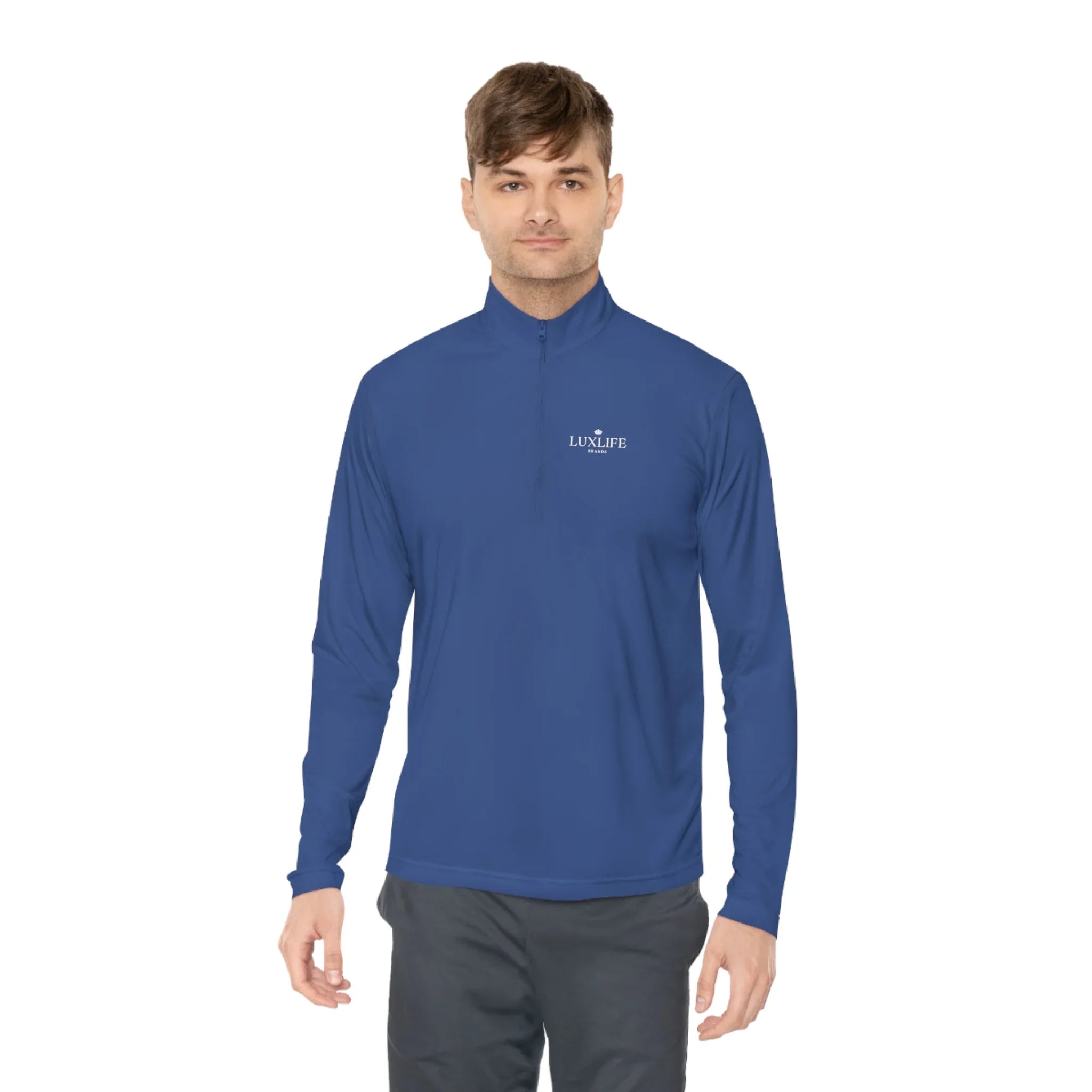 Luxlife Brands Recharge Quarter-Zip Pullover Printify