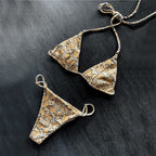 Sexy Micro Mini Bikini Set Solid Swimsuit Women Thong Bathing Suit Swimwear Bella Mia