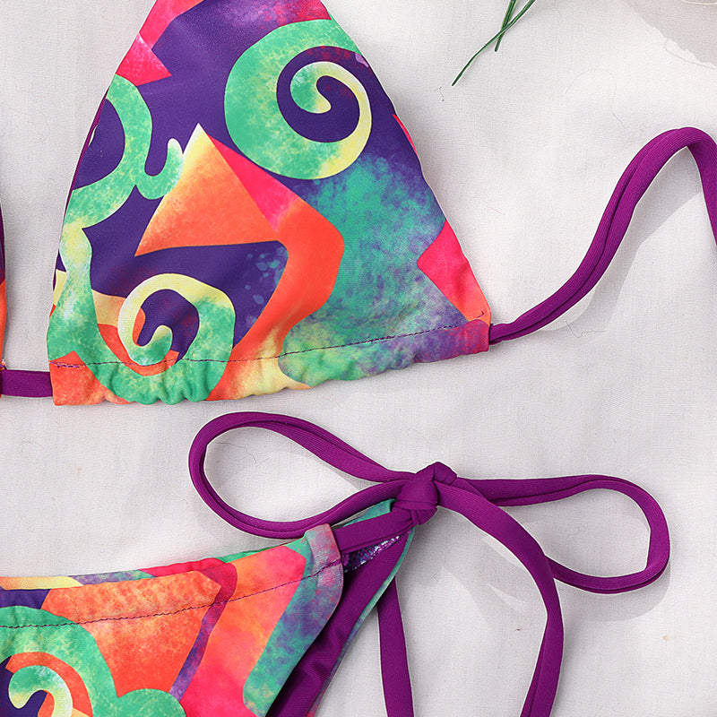 Halter Bikinis Triangle Swimsuit Women String Bathing Suits Thong Swimwear Bella Mia
