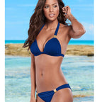 Sexy Hard Cup Split Swimsuit Two-Piece Suit Bikini Swimsuit Design Swimsuit