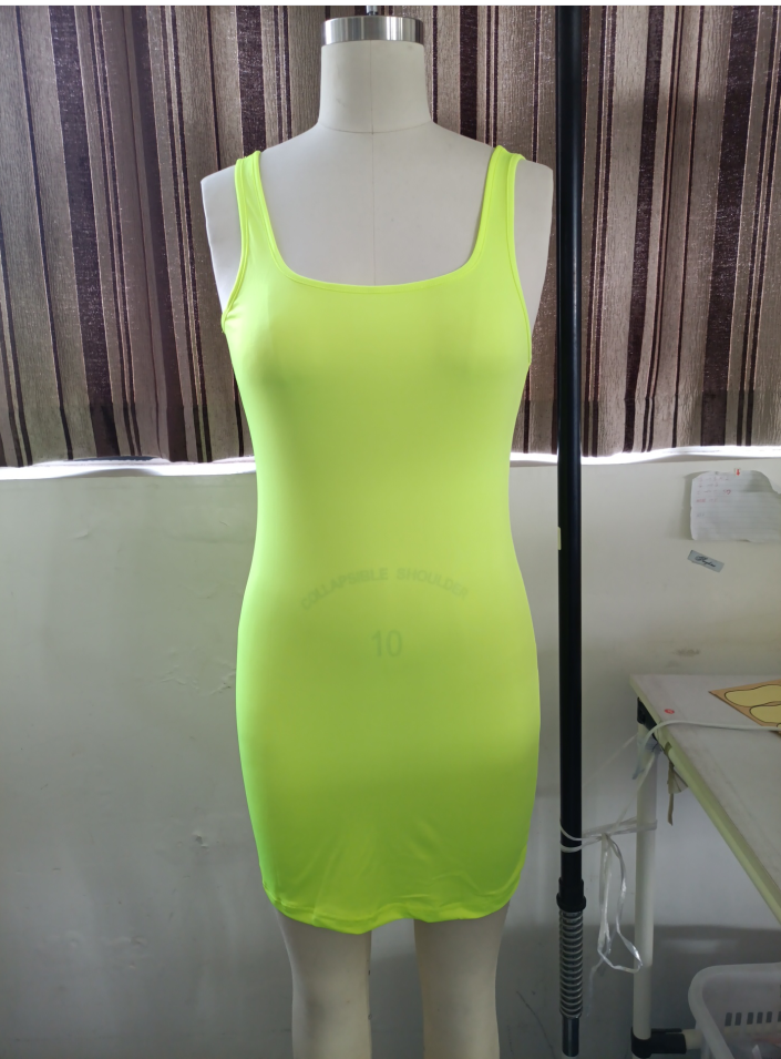 Candy Color Hip-Wrapped Sleeveless Strap Dress Women Dress Bella Mia