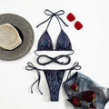 Triangle Micro Bikinis String Lace Up Swimsuit Women Thong Bathing Suit Swimwear Bella Mia