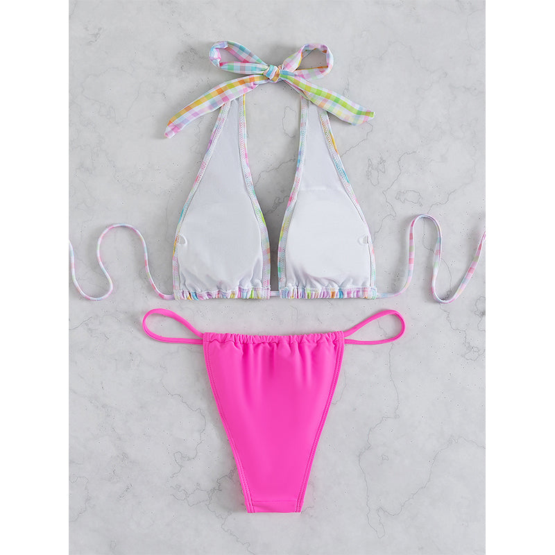 Halter Bikinis Triangle Swimsuit Women Thong Bathing Suits Swimwear Bella Mia