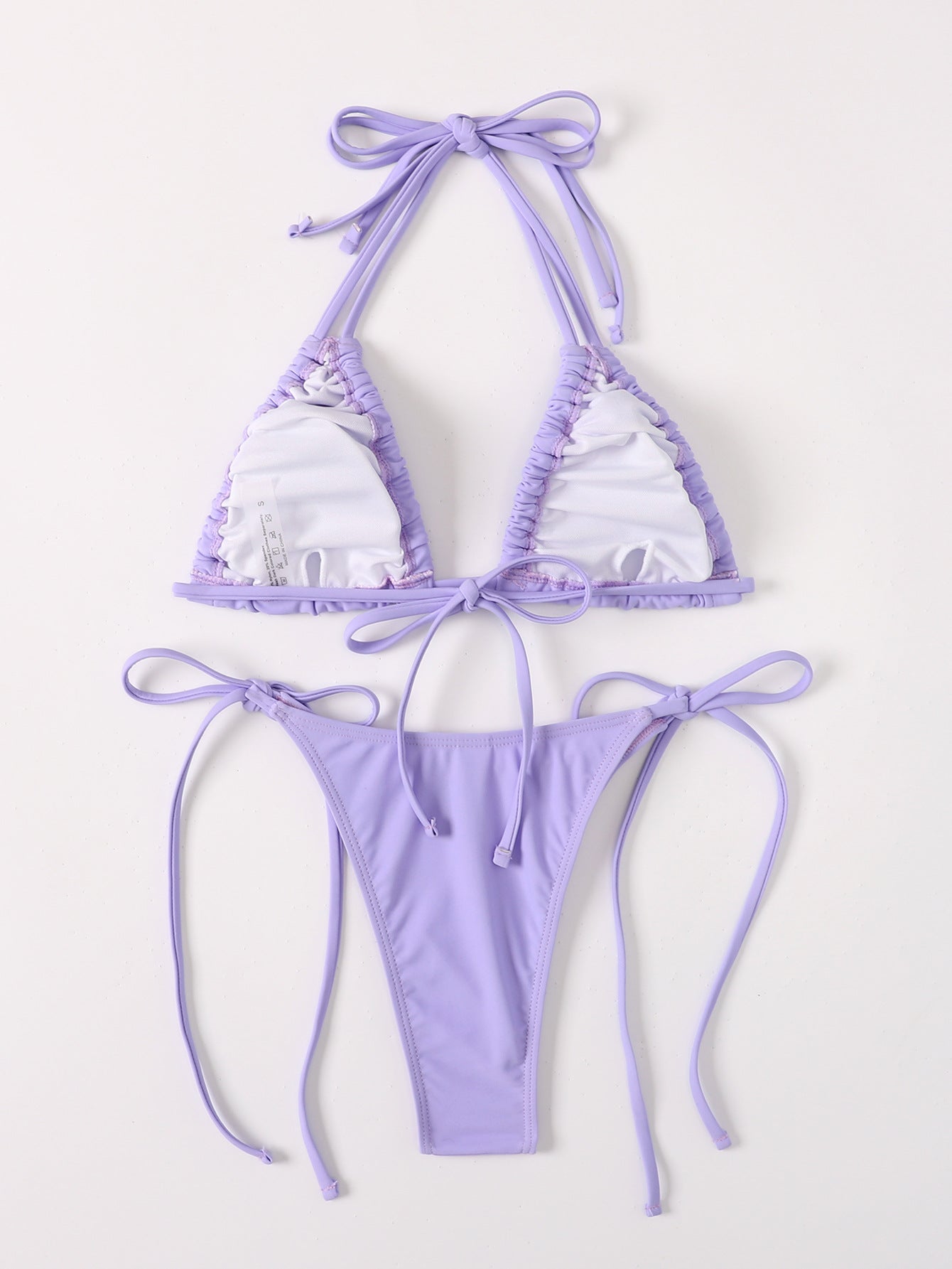 Women Drawstring Lace Split Swimsuit Sexy Bikini Bella Mia