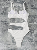 Women Hollow Out Cutout out V neck Sexy Swimsuit Bikini Bella Mia