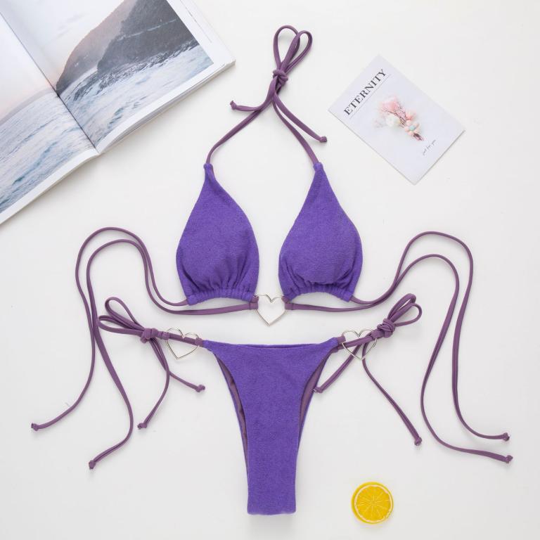 Sexy Thong Bikini Set Halter Swimsuit Women String Bathing Suits Swimwear Bella Mia