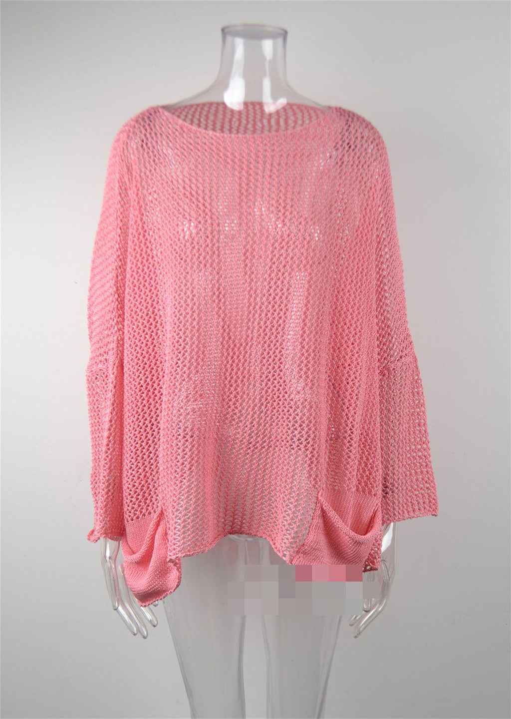 Summer Fishnet Beach Cover Up Sun Protection Shirt plus Size Beach Cover for Women Bella Mia