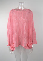Summer Fishnet Beach Cover Up Sun Protection Shirt plus Size Beach Cover for Women Bella Mia