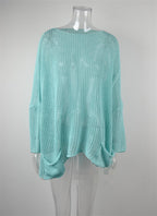 Summer Fishnet Beach Cover Up Sun Protection Shirt plus Size Beach Cover for Women Bella Mia