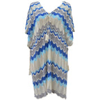 Summer Bohemian V-neck Beach Beach Cover Up Sun Protection Clothing for Women Bella Mia
