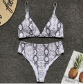 Swimwear Snake Leopard Print Printed Sexy High Waist Bikini Bella Mia