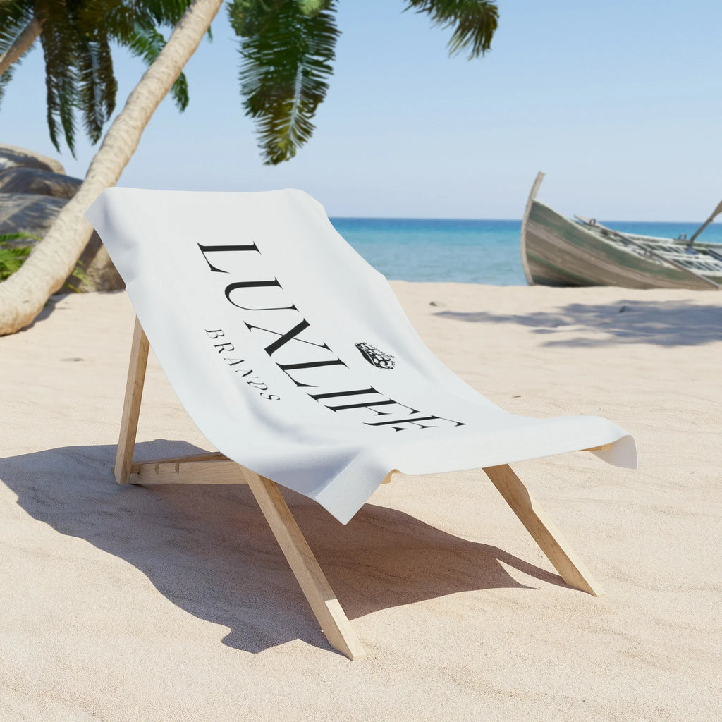 Luxlife Brands Beach Towel Printify