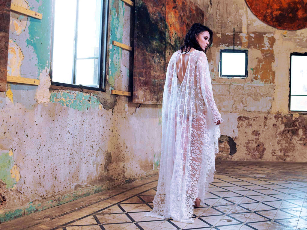 Eyelash Lace Super Loose Robe Bikini Cover Bella Mia