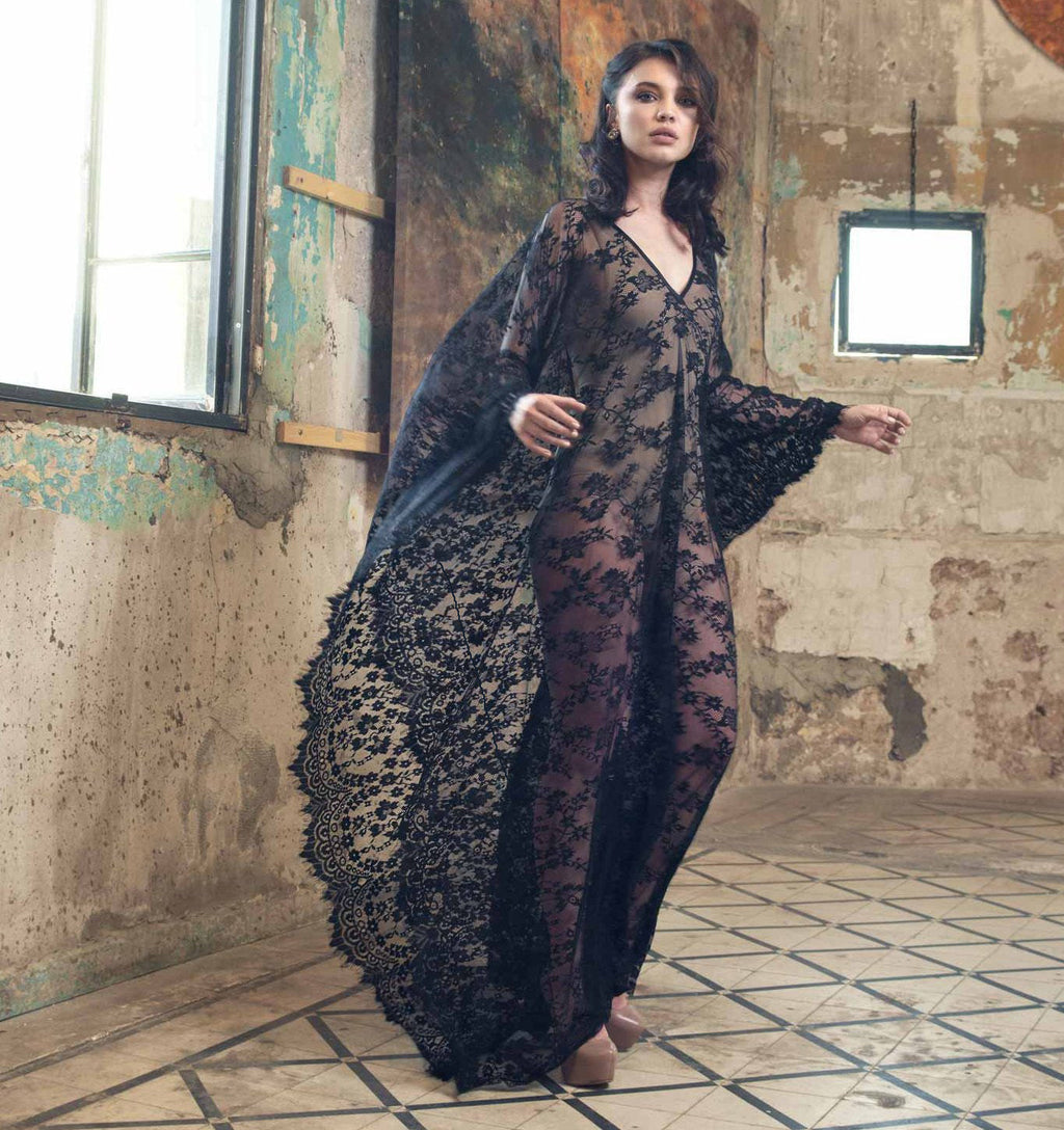 Eyelash Lace Super Loose Robe Bikini Cover Bella Mia