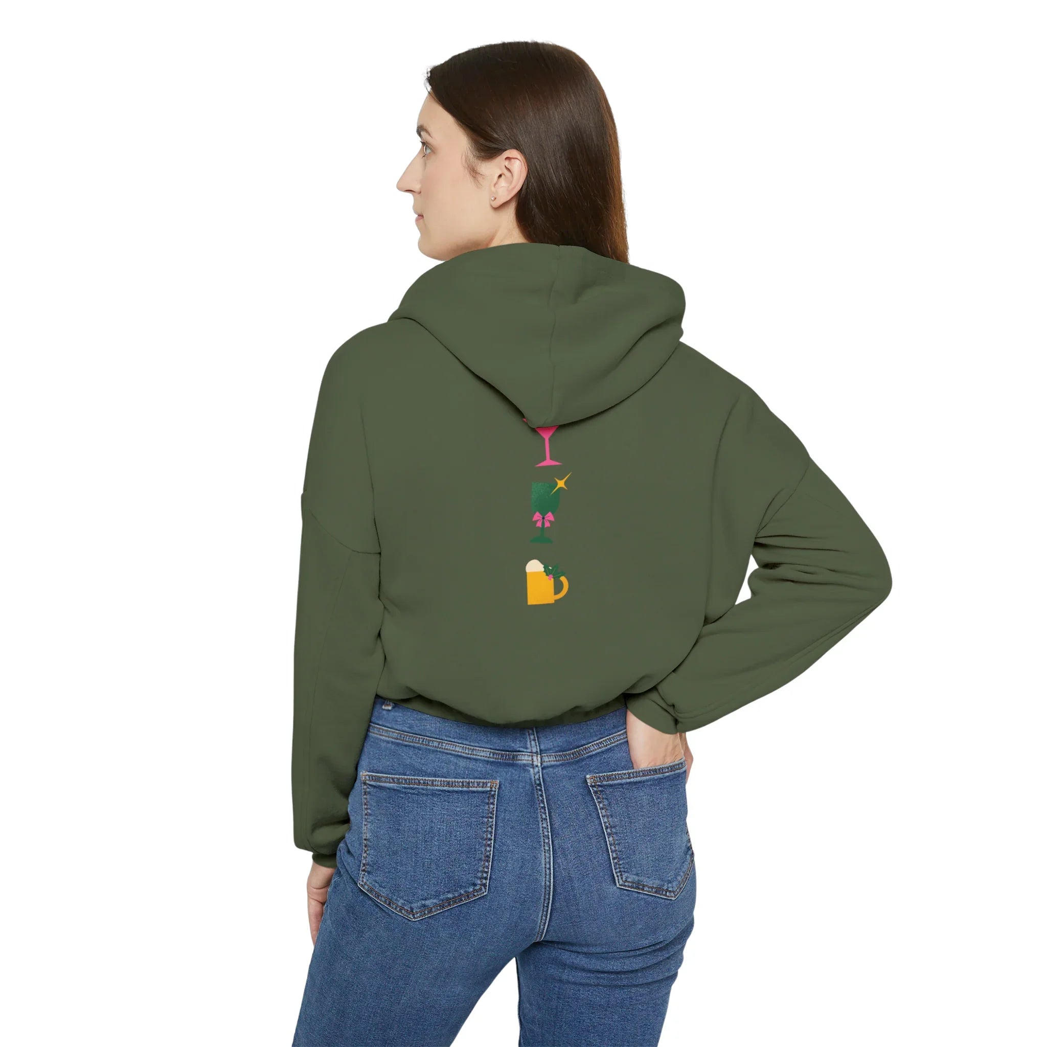 Women's Get Lit Cinched Bottom Hoodie Printify