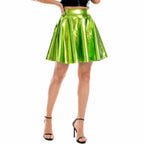 Big Swing Skirt Women Nightclub Stage Performance Wear Pleated Skirt Women Bella Mia