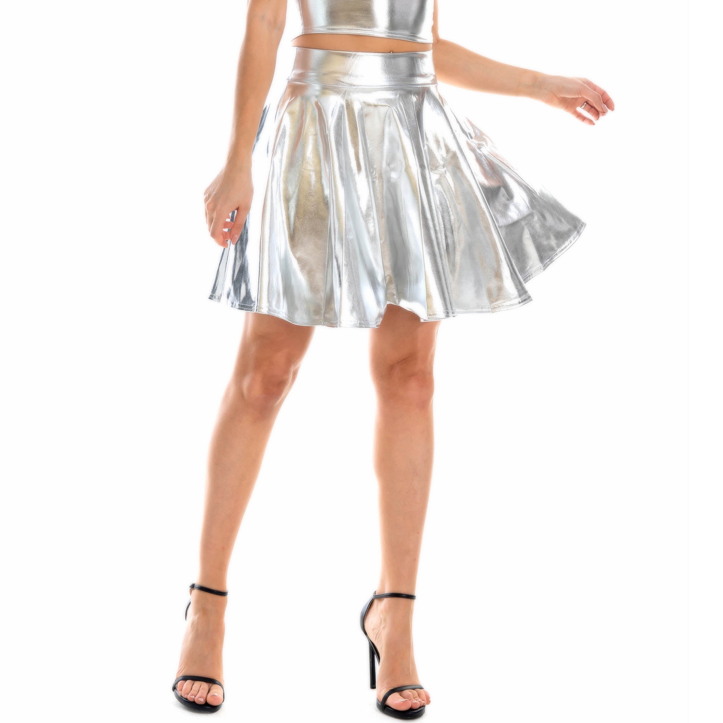 Big Swing Skirt Women Nightclub Stage Performance Wear Pleated Skirt Women Bella Mia