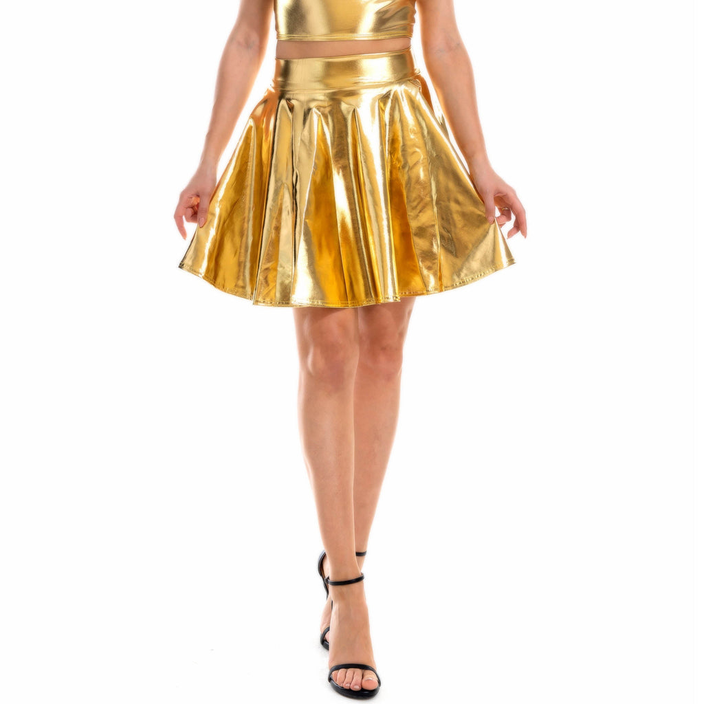Big Swing Skirt Women Nightclub Stage Performance Wear Pleated Skirt Women Bella Mia