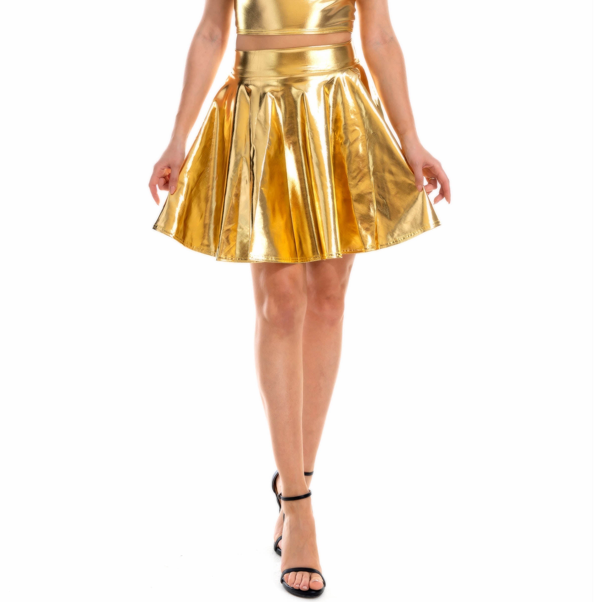 Big Swing Skirt Women Nightclub Stage Performance Wear Pleated Skirt Women Bella Mia
