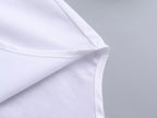 Summer Cotton Solid Color Loose-Fitting Women Shirt Front Rear Collared Poplin Long Sleeve Shirt for Women Bella Mia